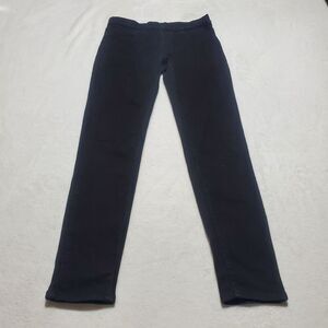 Levis Jeans Womens 14 Waist 28 Black Denim Pull On Jegging Stretch Low Rise